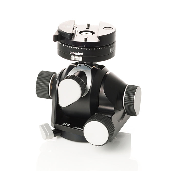 Arca-Swiss Geared D4 Tripod Head with Quick Set (Classic, flipLock®, & – Capture Integration