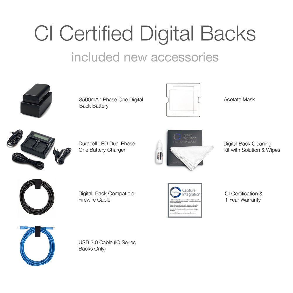 
                  
                    Load image into Gallery viewer, Phase One IQ3 100MP Digital Back (H Mount) - Certified Pre-Owned
                  
                