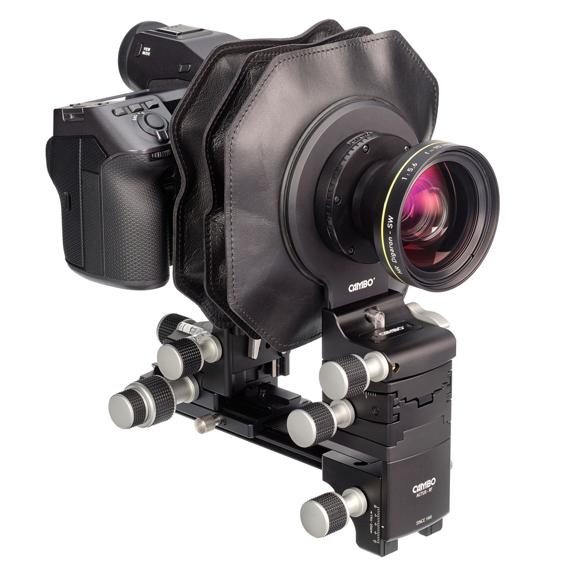 Area Fall Off Camera Cambo Actus Rise-Fall View Camera for Phase One IQ with Rotating Adapt ...