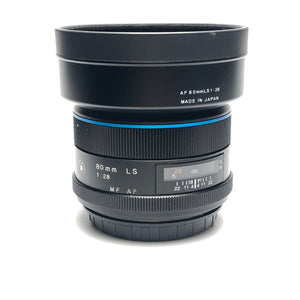 
                  
                    Load image into Gallery viewer, Schneider Kreuznach 80mm LS Blue Ring f/2.8 AF Lens - Pre-Owned
                  
                