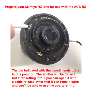 
                  
                    Load image into Gallery viewer, Cambo ACB-RZ Lensplate for Mounting Mamiya RZ/RB Lenses to ACTUS View Camera
                  
                