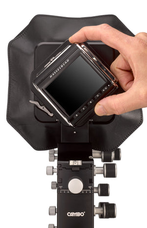 
                  
                    Load image into Gallery viewer, Cambo ACTUS-MV Kit for Hasselblad V (ACMV-HV) ACMV-991 Rotating Digital Back Adapter for Hasselblad V Mount
                  
                