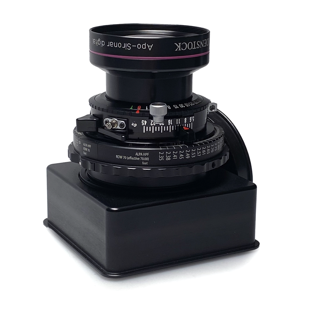 
                  
                    Load image into Gallery viewer, Rodenstock 70mm APO Sironar f/5.6 Copal-0 Lens with Alpa Long Barrel HPF - Pre-Owned
                  
                