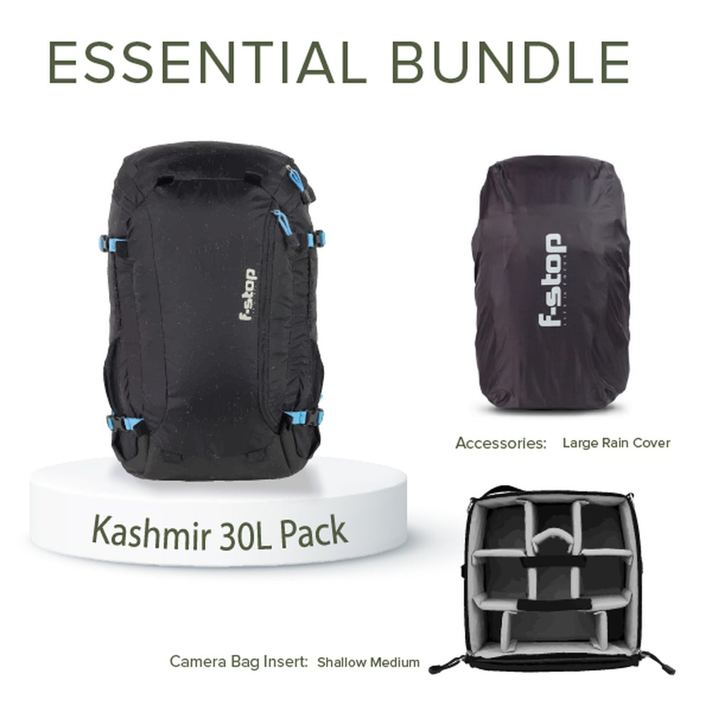 
                  
                    Load image into Gallery viewer, F-Stop Kashmir 30L Ultra-Light Travel Camera Backpack - Essentials Bundle
                  
                